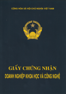 giấy chứng nhận doanh nghiệp khoa học công nghệ