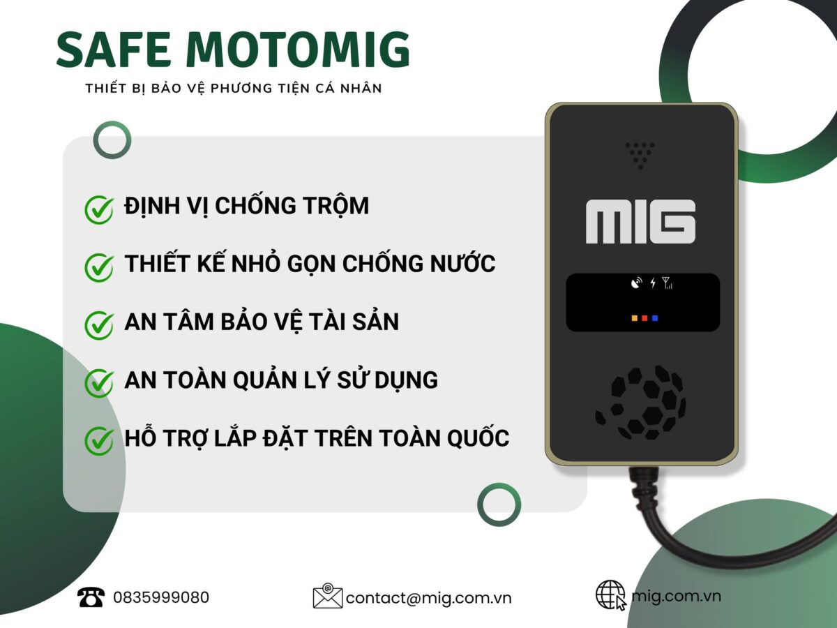 Định vị xe máy GPS chuẩn xác, nhỏ gọn giá tốt 2024