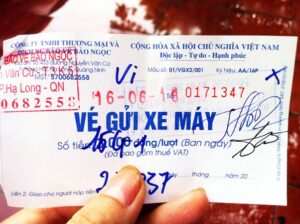 vé gửi xe máy